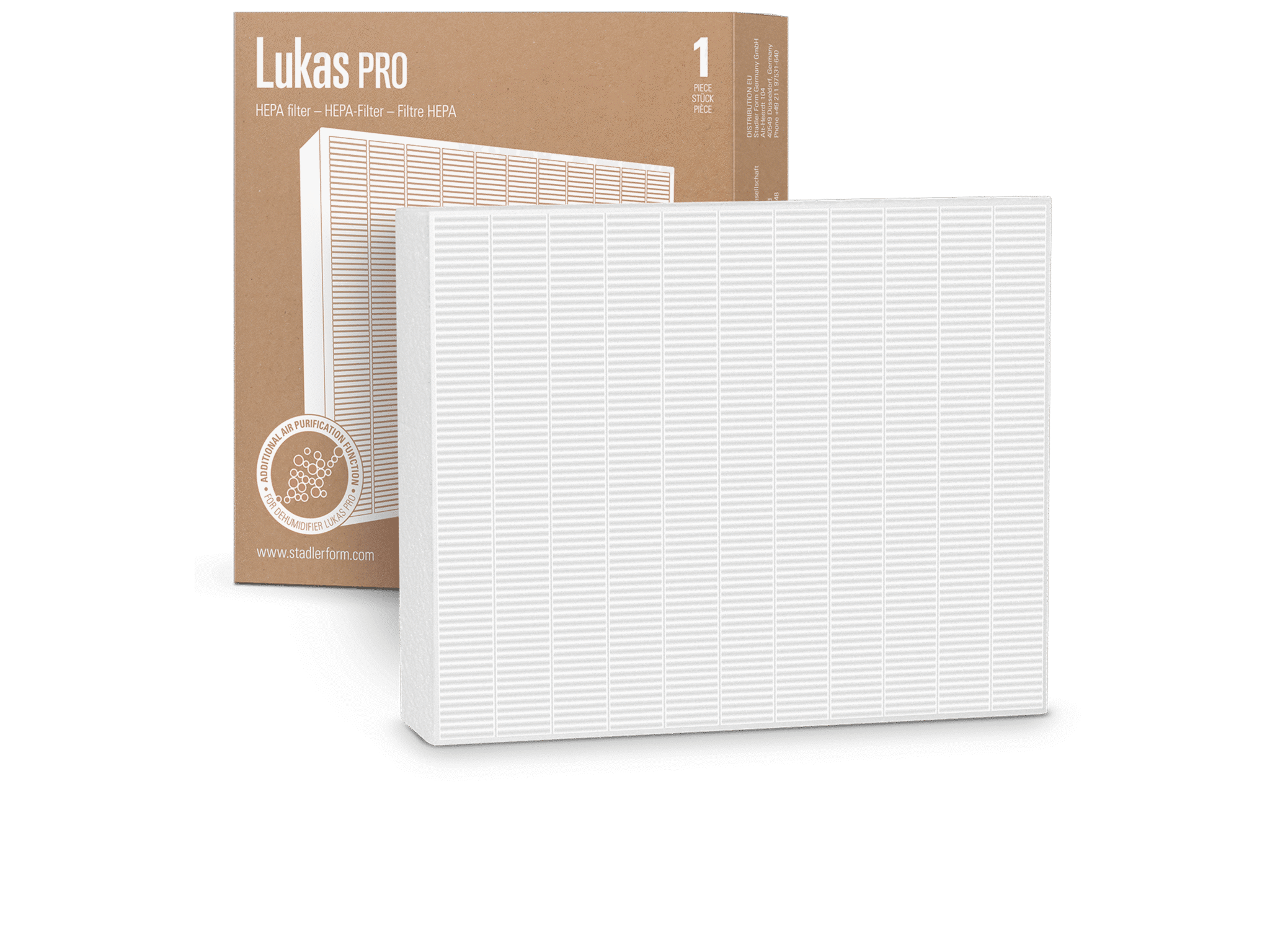 Õhukuivati ja õhupuhasti Stadler Form Lukas Pro HEPA filter